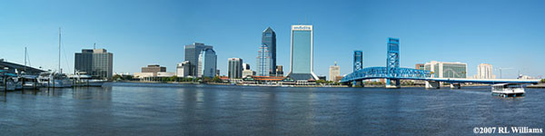 Kodak V803 Panoramic Picture Downtown Jacksonville Florida